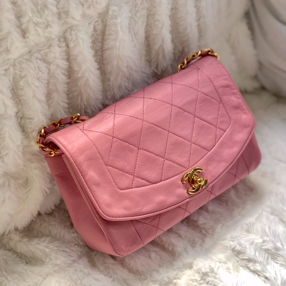CHANEL Handbags - RARE 2.55 Reissue Pink Diana Quilted Lambskin Bag